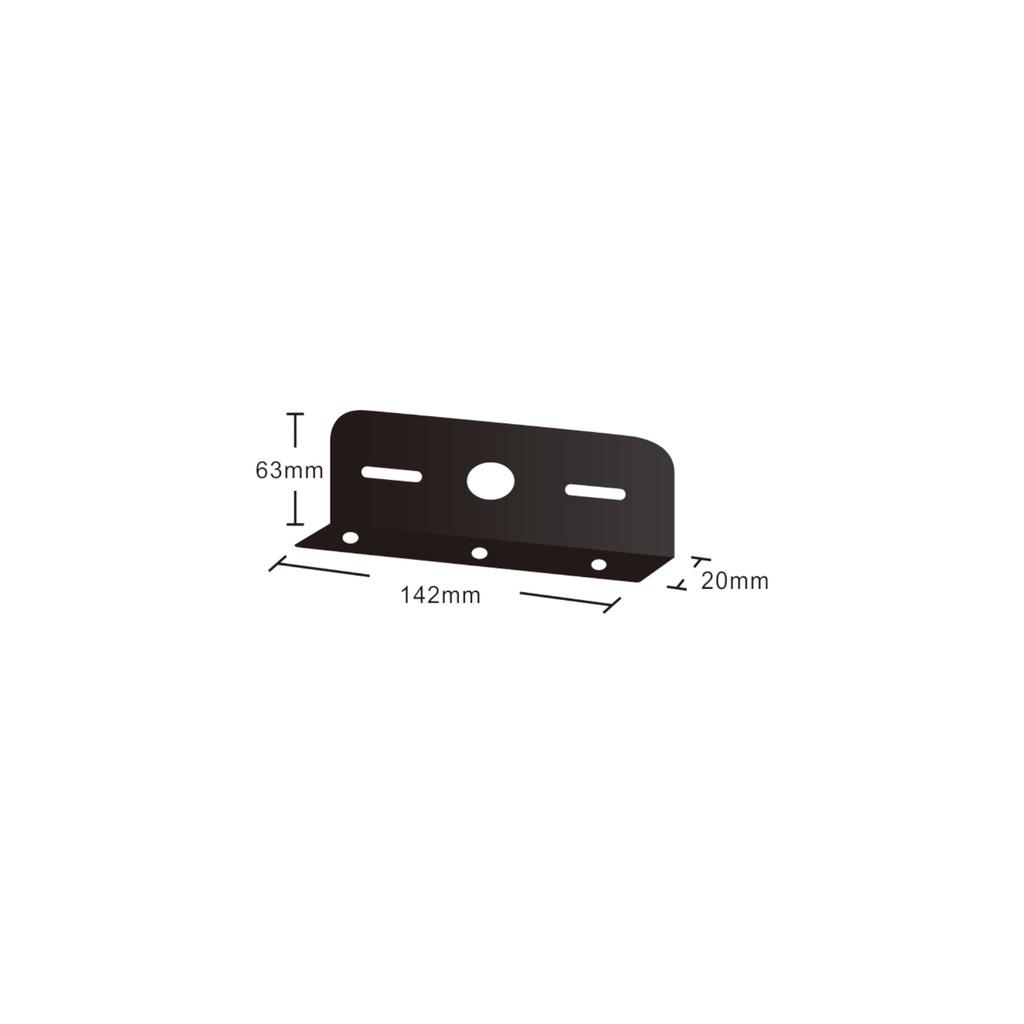 pending bracket for Side markerlight 2101
led5 + cable 5m  110x50mm x24h/ PCD:90mm

