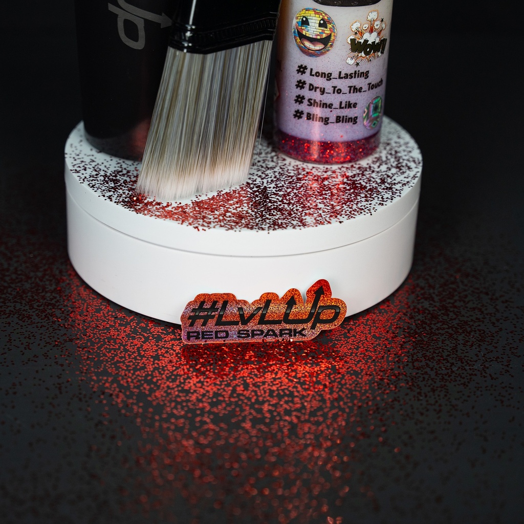 LvLup - Tireshine 250ml - Red Glitter Edition