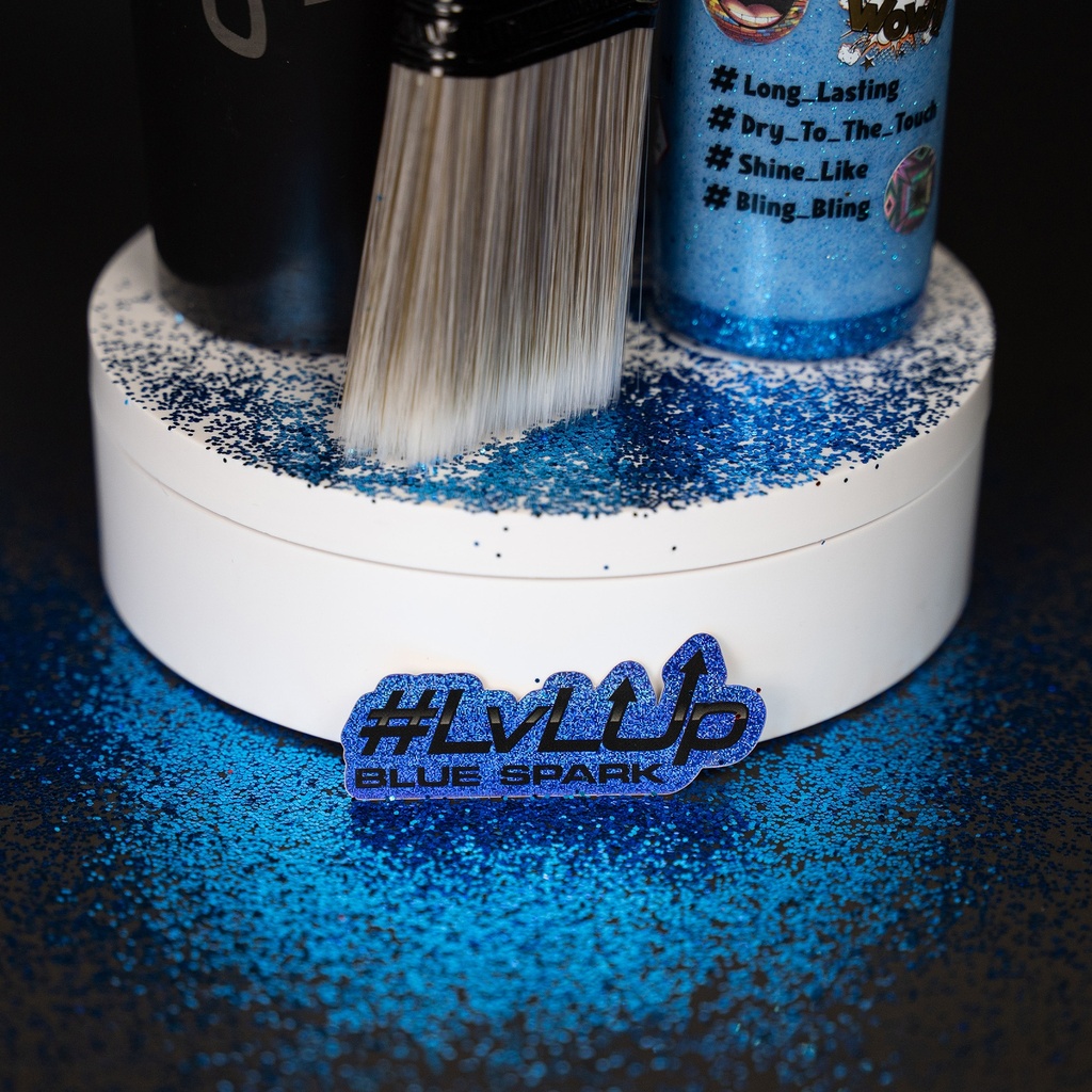 LvLup - Tireshine 250ml - Blue Glitter Edition