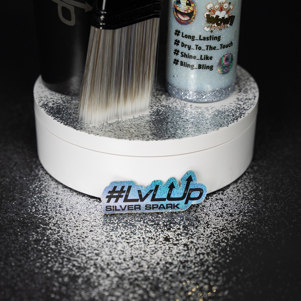 LvLup - Tireshine 250ml - Silver Glitter Edition
