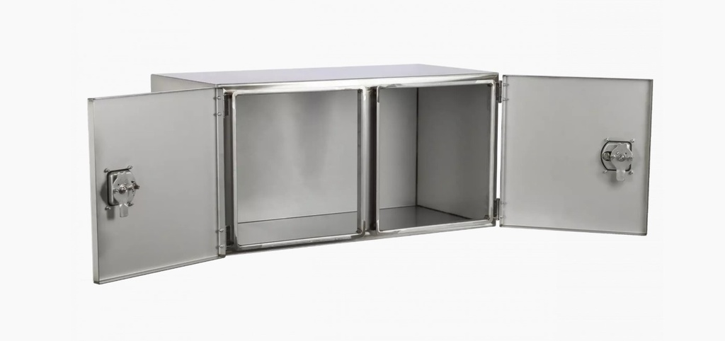Toolbox Stainless Steel with Double Doors - 1000x600x600mm