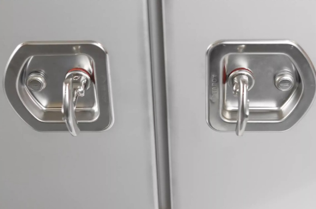Toolbox Stainless Steel with Double Doors - 1000x600x600mm