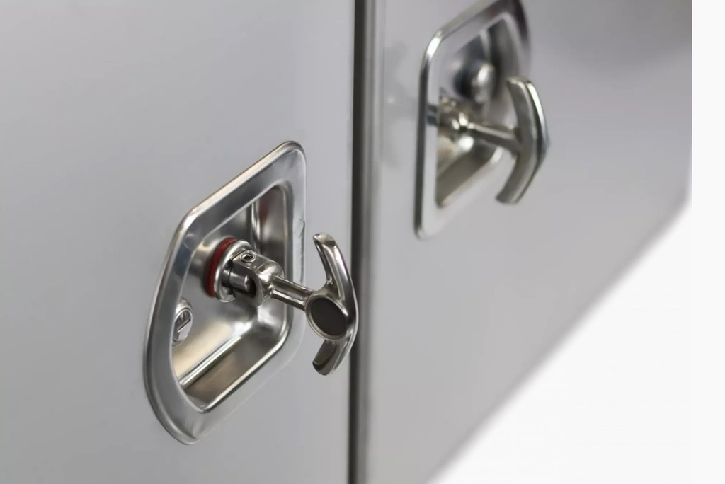 Toolbox Stainless Steel with Double Doors - 1000x600x600mm
