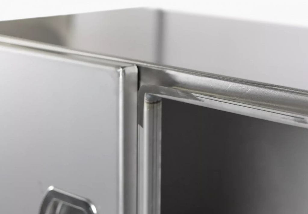 Toolbox Stainless Steel with Double Doors - 1000x600x600mm