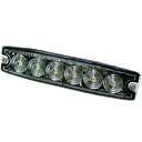 6-LED Ultra Thin Strobe Light - Amber