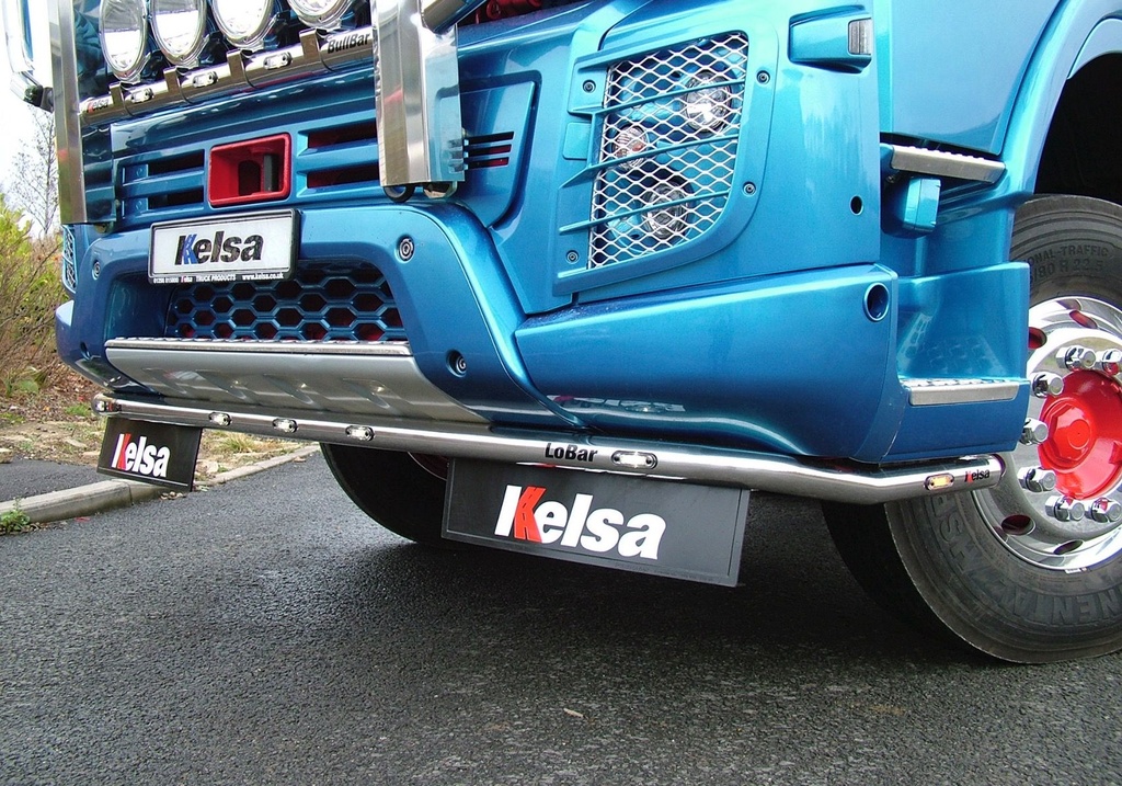 Aluminum LoBar for Volvo FMX II | 5 White & 2 Amber LEDs