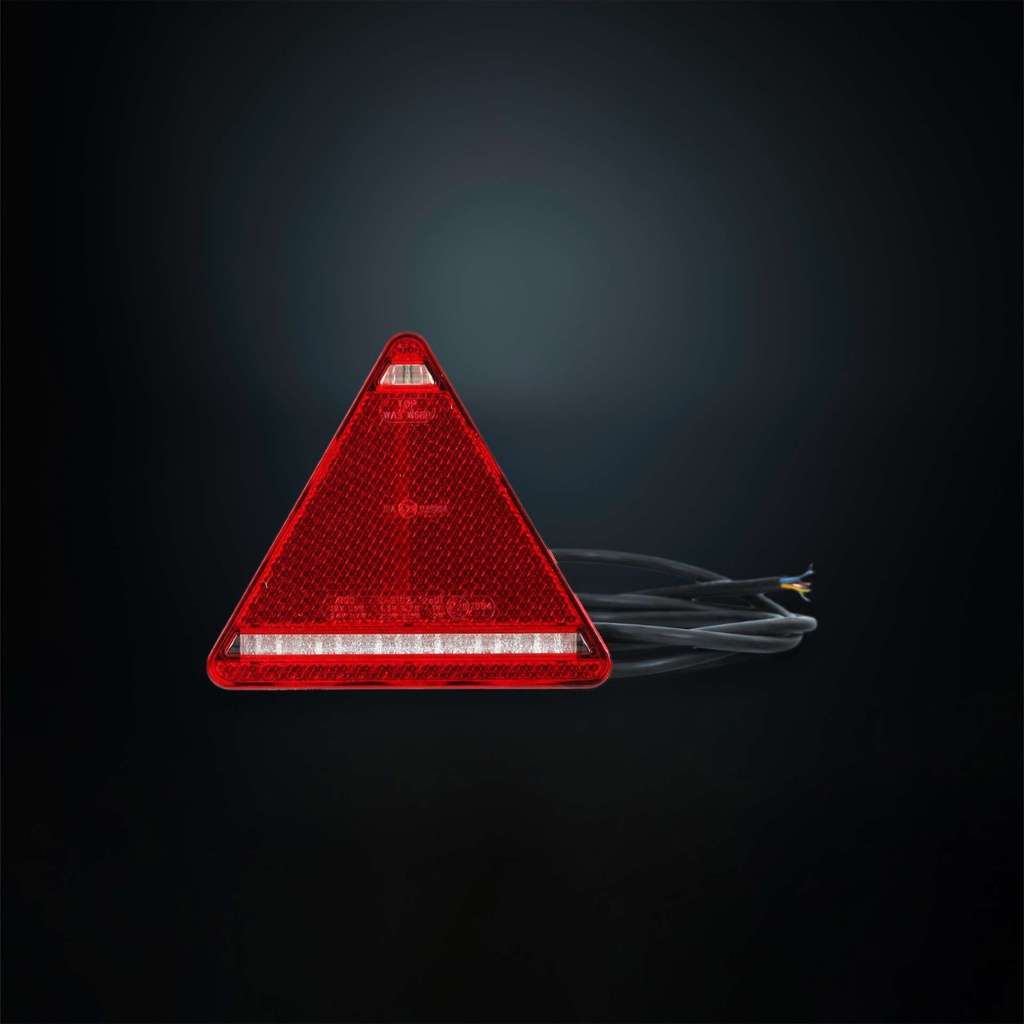 FREEDOM LEGACY 4 Function Tail Light with Reflex Fog Left Triangle