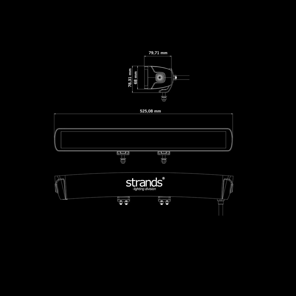 Big Energy DR LED Bar 20" - Curved