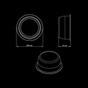 Viking ADR LED Unit 6 LED | Red Lens | 5m Cable