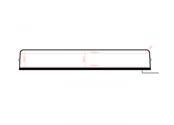Nedking Ultra Thin White LED Truck Sign 24V - MAN TGA & TGX
