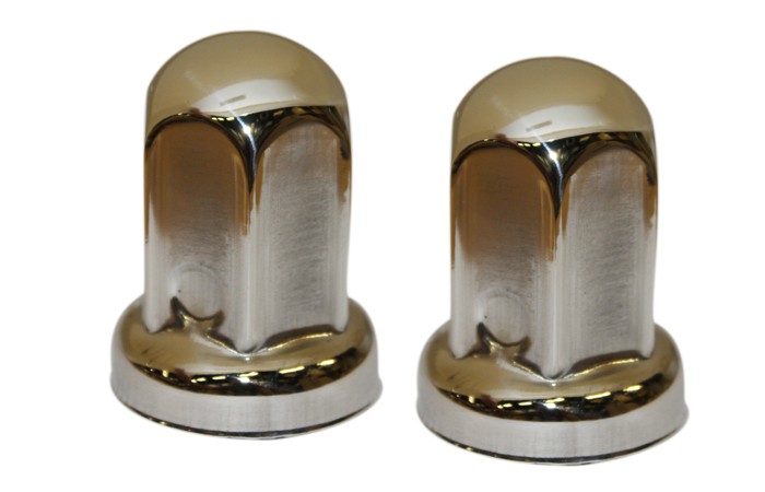 RVS 32mm wielmoerdop 65mm hoog (20stuks) staal velg