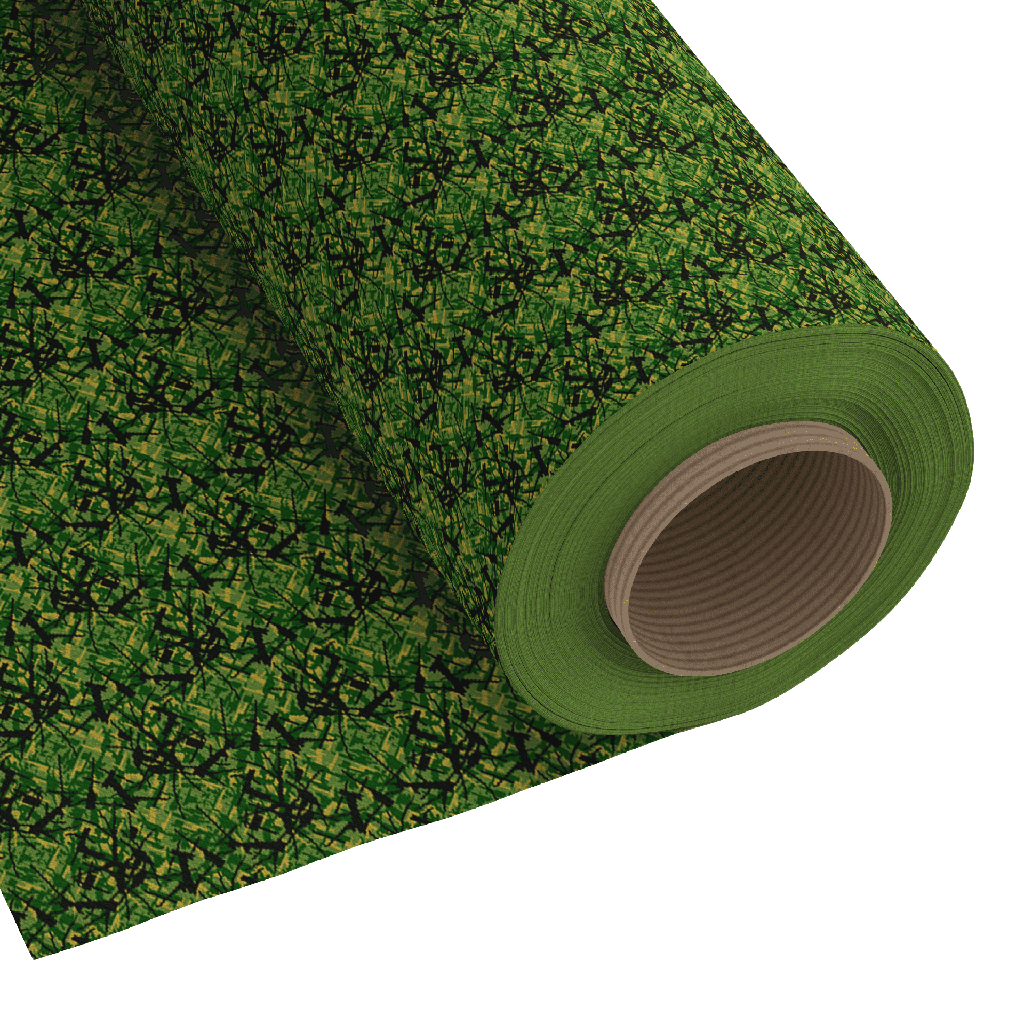 Danish Fabric (Sold per meter) Green