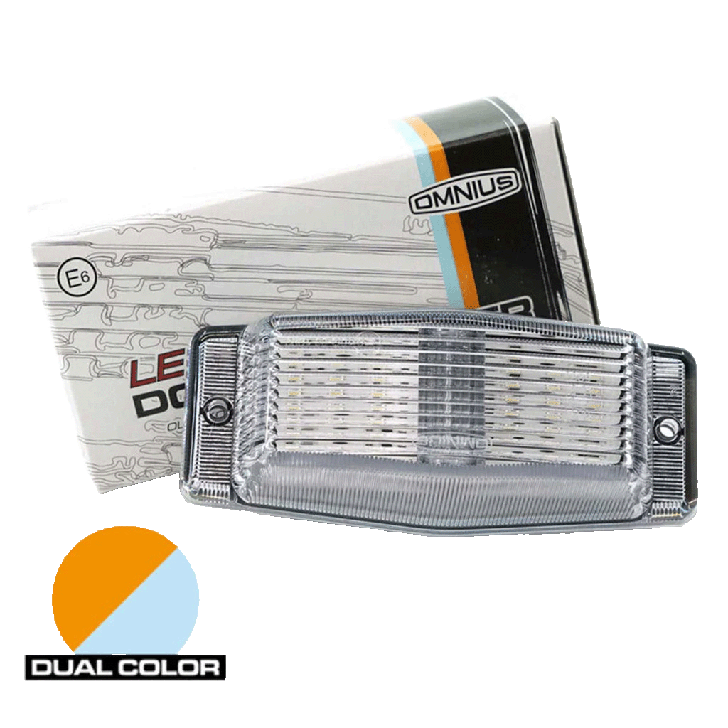 LED dubbelbrander 24V - Dual colour - smoked
