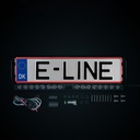 Nuuk E-Line Duo DK LED Licence Plate Bar