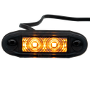 (ORANJE smoke lens) (EASY-FIT) Boreman Easy-Fit LED positielicht  12-24V