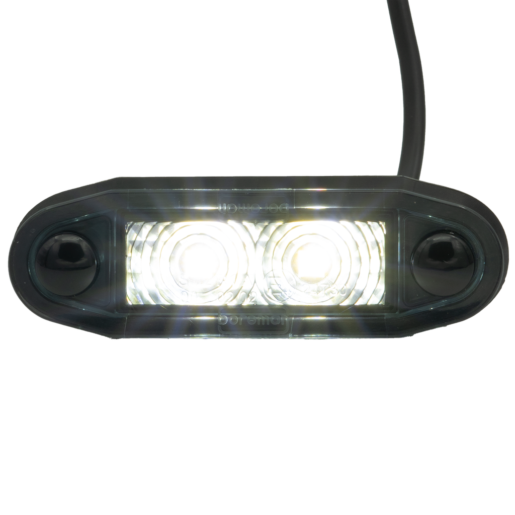 (WIT smoke lens) (EASY-FIT) Boreman Easy-Fit LED positielicht  12-24V