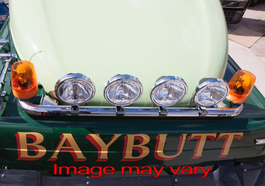 Stainless Steel HiBar for DAF XF95/105/106 Space Cab | Narrow Model - Roof Mounting