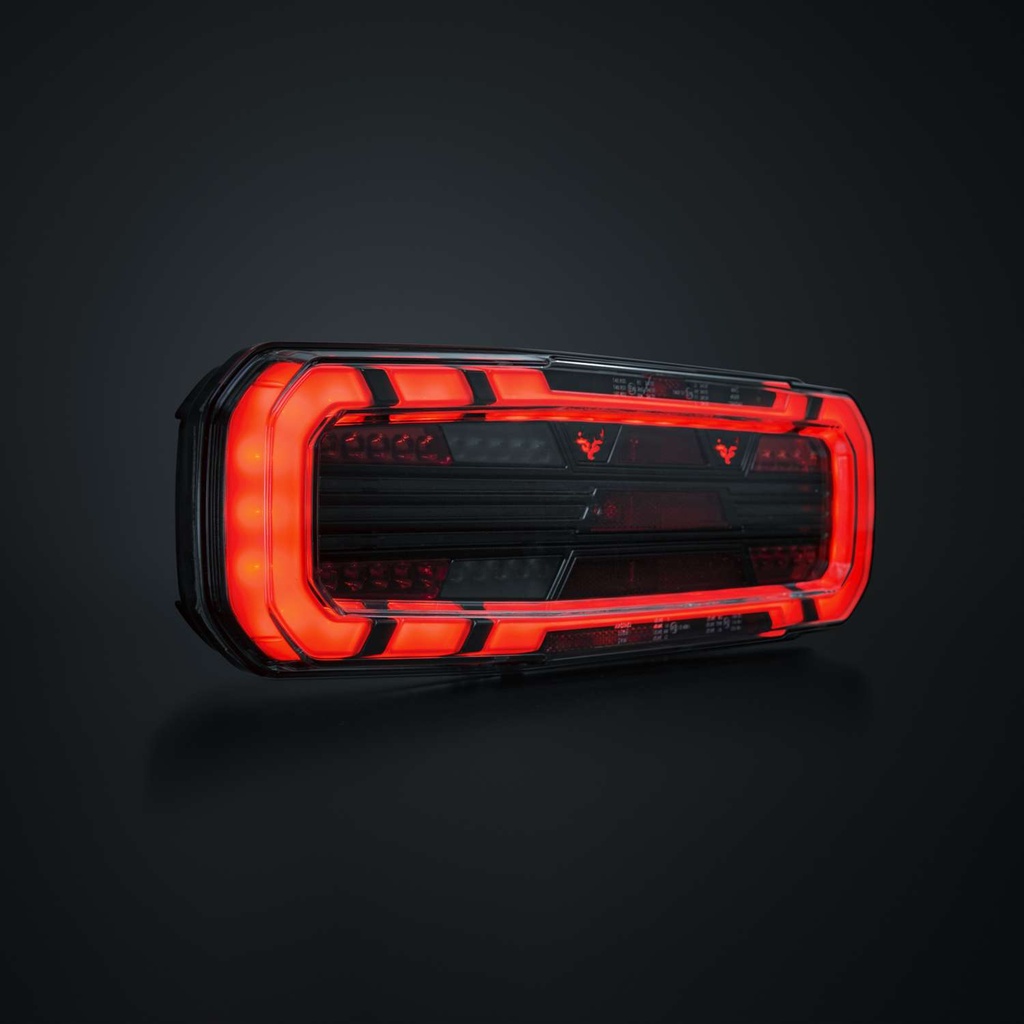 Freedom Dark 5-Function Taillight for Trailers | Left