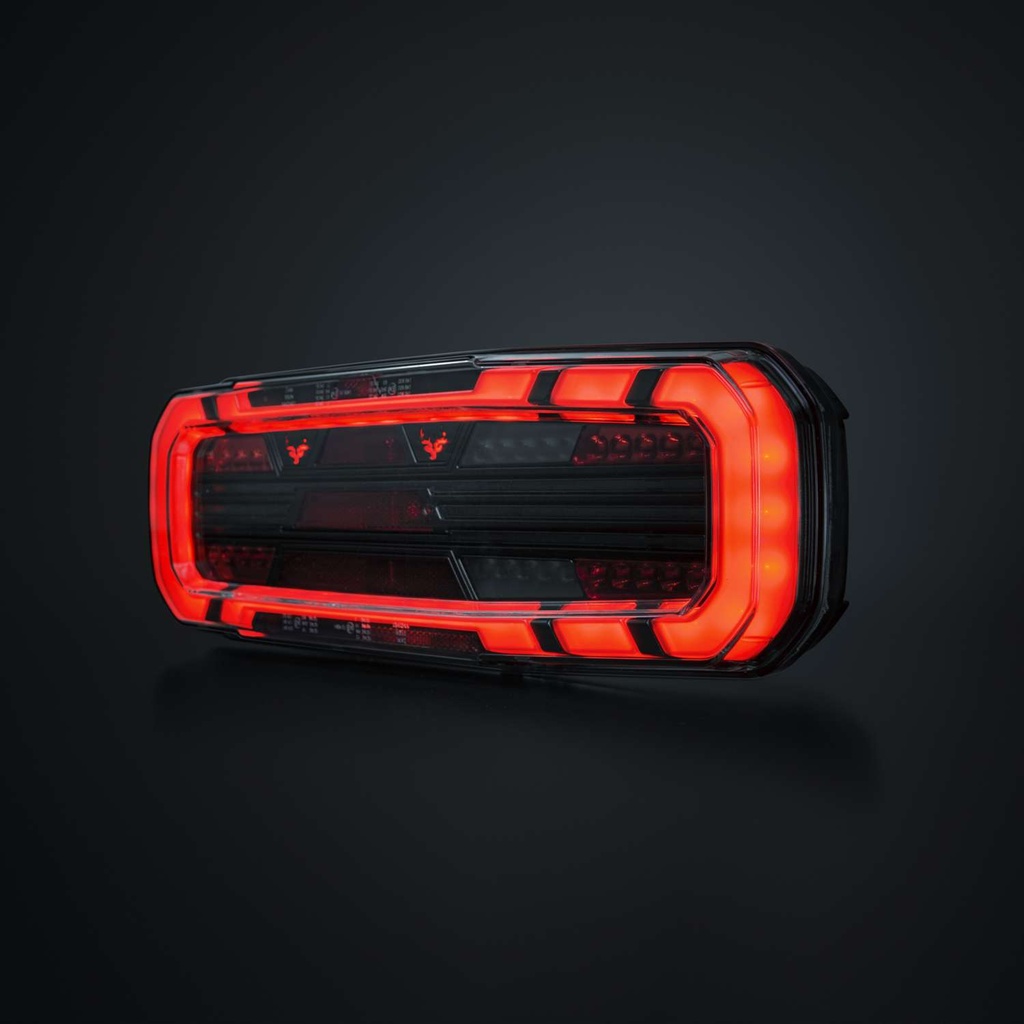 Freedom Dark 5-Functie Achterlicht voor Trailer | Rechts