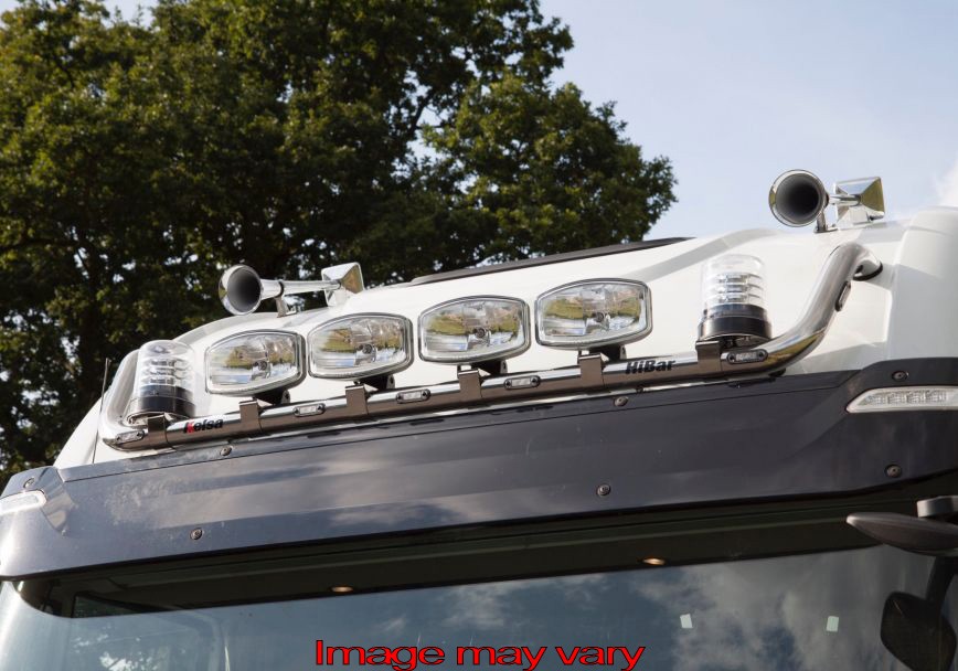 Aluminium HiBar voor Iveco Stralis Cube Active Space/Time met Hoge Slaapcabine 2007+