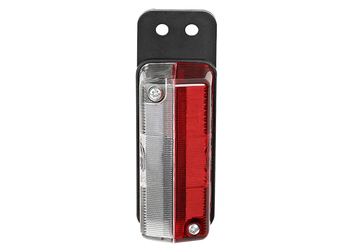 Hella markeringslicht rood/wit 12 / 24V