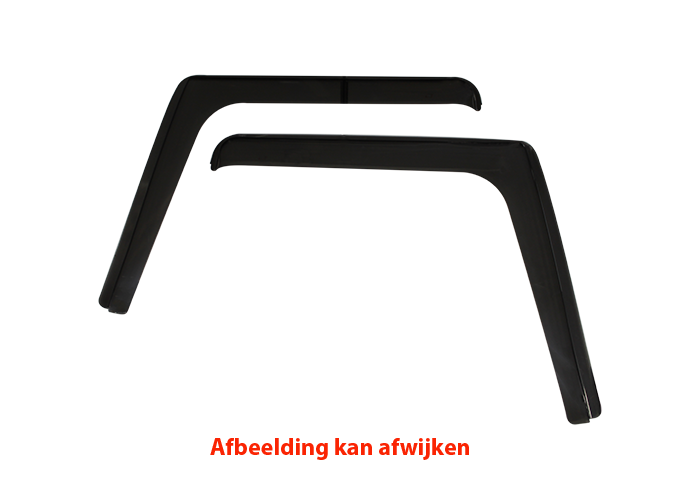 Raamwindgeleiders MAN TGL/TGA/TGS/TGX + spiegeluitsparing (schroef bevestiging)