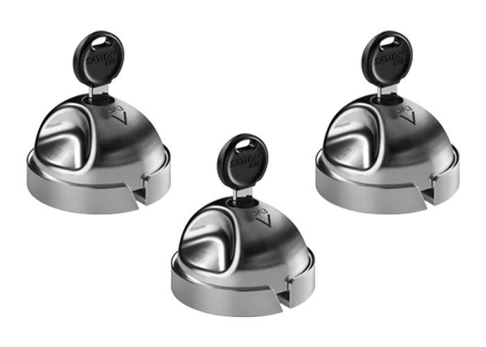 Saturn EVO veiligheidsslot  (SET 3stk.) achter en zijdeuren