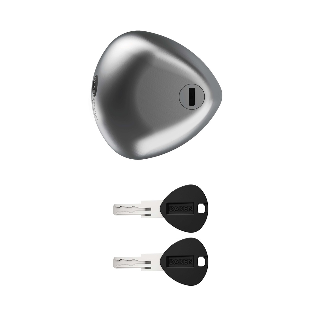 Blackstone Silver Combo | 1 Lock + 2 Keys