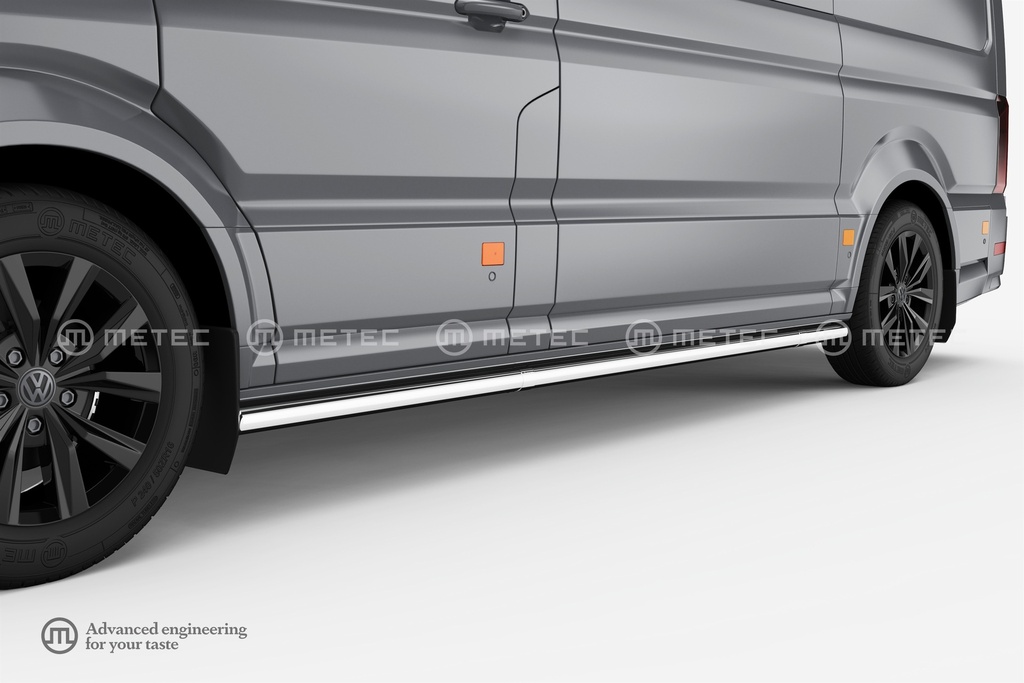 Stainless Steel Sidebars "BRACE-IT" for MAN TGE & Volkswagen Crafter L2 2017+