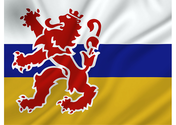 Sticker voor ADR bord vlag Limburg 40x30cm