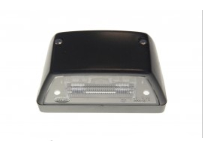 Kentekenplaat verlichting LED recht zwart huis 24v