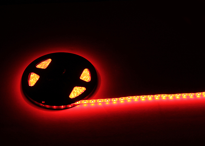 LED strip ROOD 4,8W 60LED p/m 5m 12V (deelbaar)