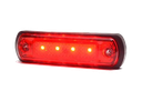 Strands postielamp rood LED 12/24V IP66/68