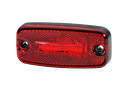 Markeringslamp LED met 0,5m kabel Hella (ROOD)