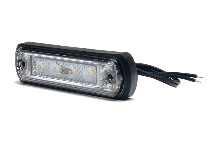 Strands postielamp wit LED 12/24V IP66/68