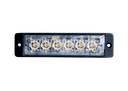Flitser 6 LED oranje 12-24V