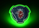 Scania LED embleem Groen
