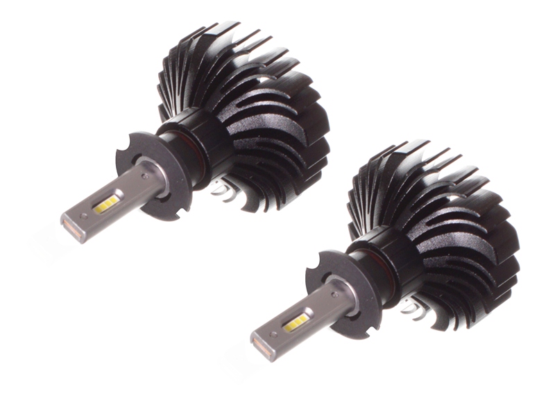 H3 LED set (2 lampen) 12-24volt canbus 2500Lm per lamp