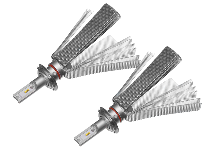 H7 LED set (2 lampen) 12-24volt canbus 2500Lm per lamp
