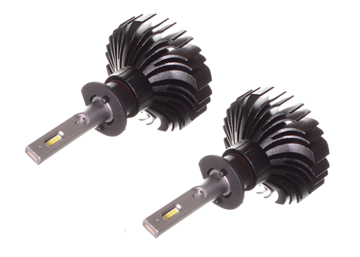 H1 LED set (2 lampen) 12-24volt canbus 2500Lm per lamp