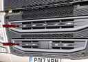 RVS LedBar 4 oranje LED's - Volvo FH4/FM EURO 6 grote sensor 28cm