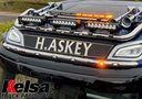 Aluminium VisorBar voor NGD DAF XF, XD & XG | 5 Oranje LEDs
