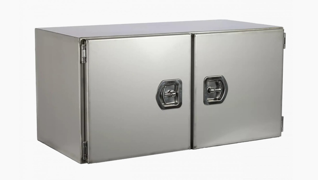 RVS Gereedschapskist met Dubbele Deuren - 1000x500x500mm