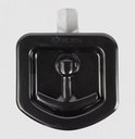 Spare T-Lock for Nedking Toolboxes | Rounded | Black