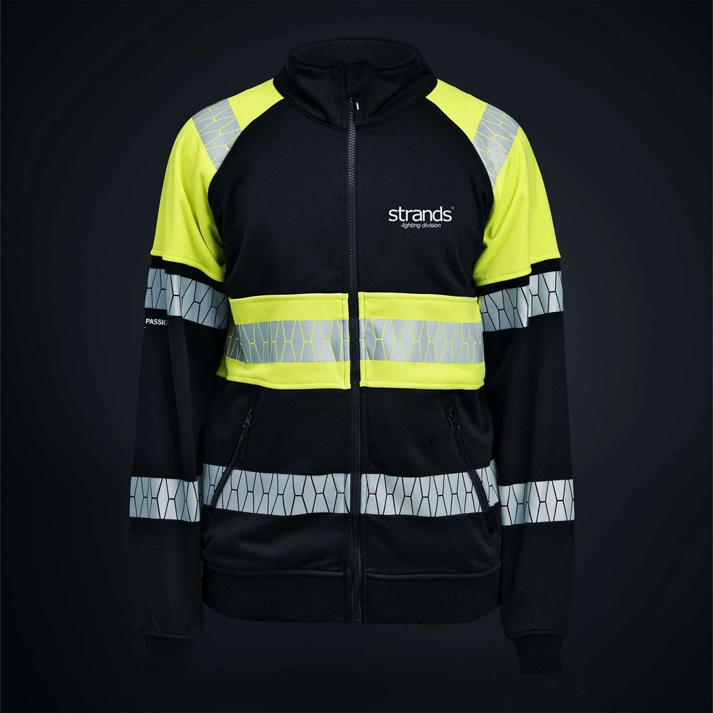 Strands Sweatshirt High Visibility With Zip