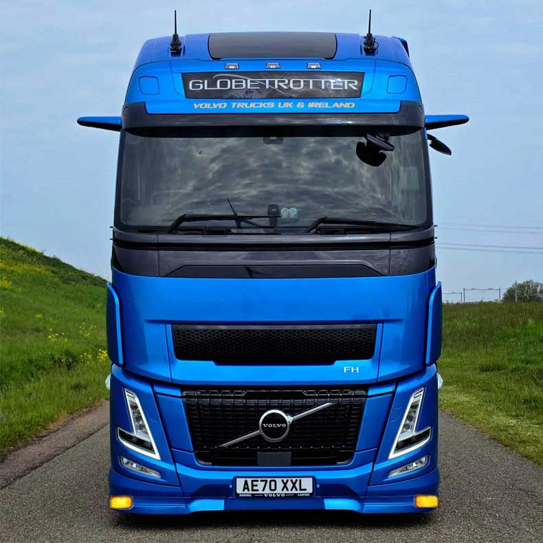 Bumper Spoiler for Volvo Aero | Type 3 | 2x Yellow Talmu
