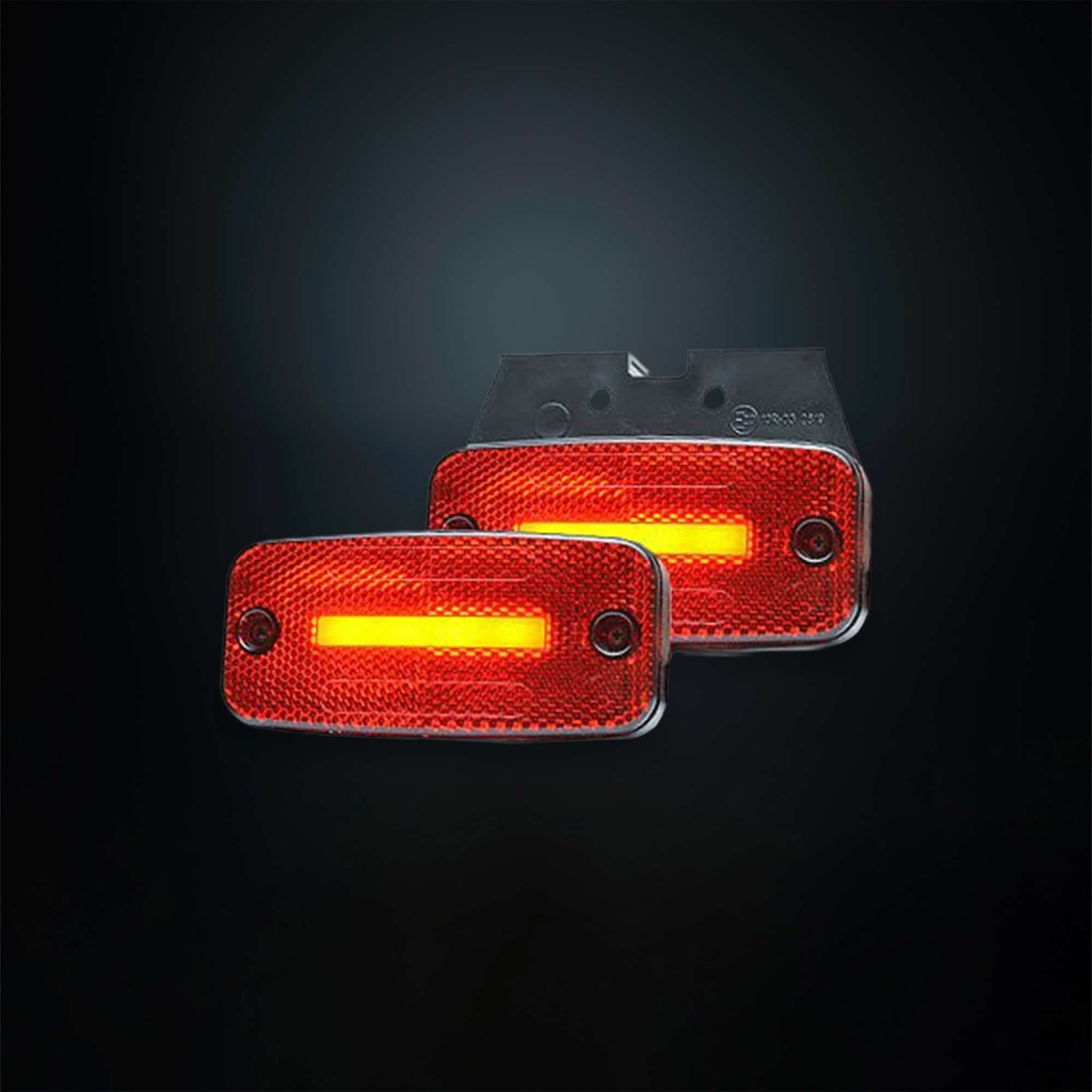 LED zijmarkeringslamp rood "One line" - 820131