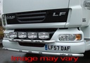 (ALU) (DLA09/W) LoBar voor Daf LF 45/55 met 5 witte en 2 oranje led's