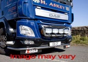 (RVS) (DLS07/A) LoBar met ORANJE led voor Daf CF Euro 6