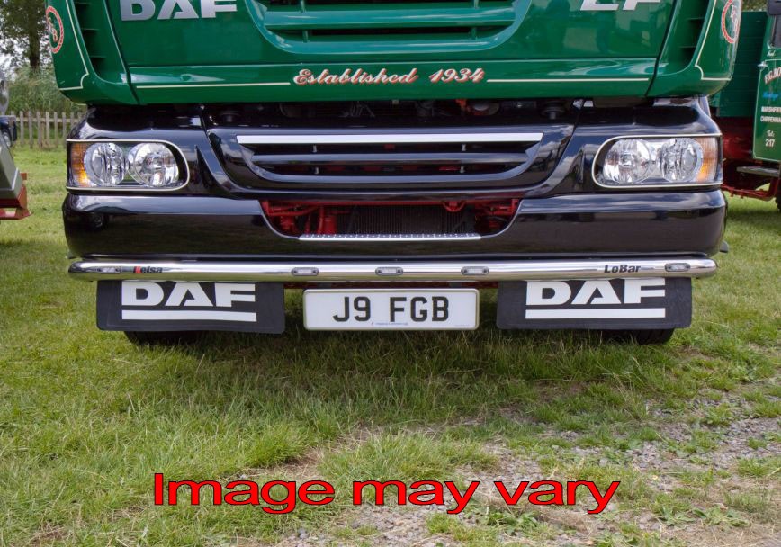 (RVS) (DLS09/W) LoBar voor Daf LF 45/55 met 5 witte en 2 oranje leds